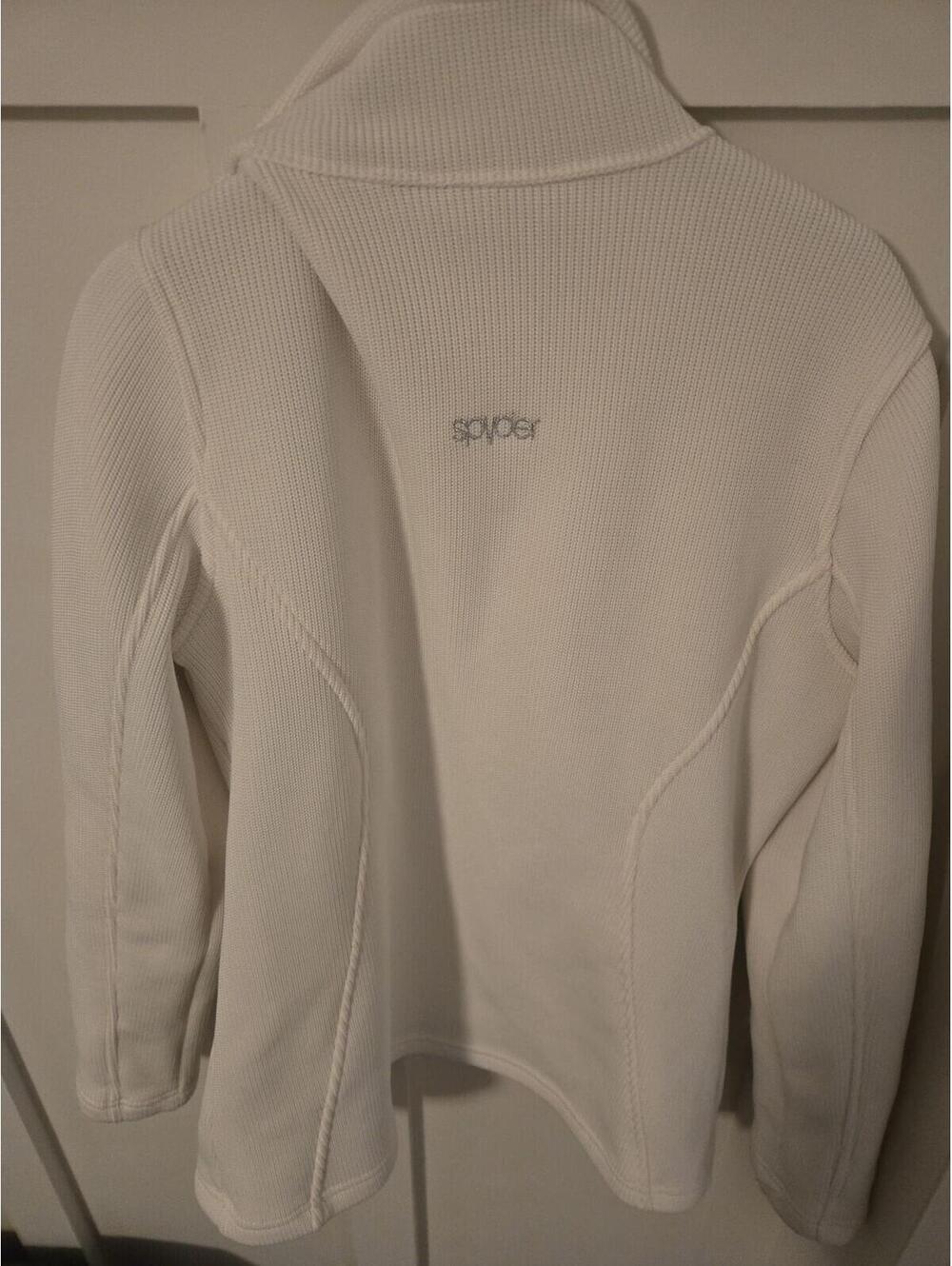 Spyder Women's Core Sweater Full-Zip Fleece Jacket White XL - Picture 4 of 5